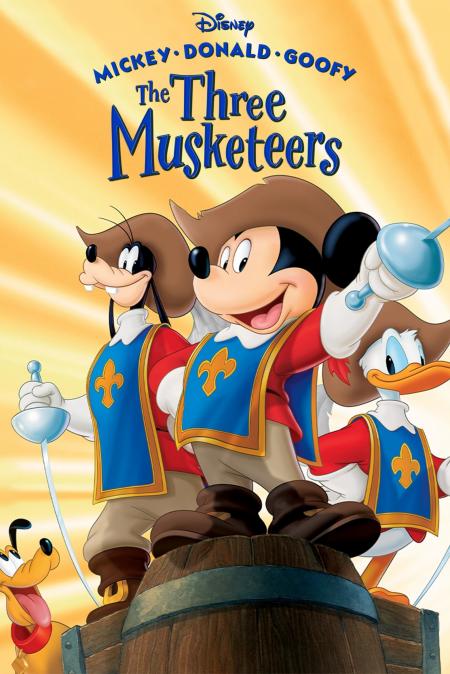 The Three Musketeers: Mickey, Donald, Goofy